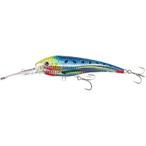 Nomad Design DTX Minnow 140 with Patented Autotune System - Distressed Baitfish Swimming Action, BKK Viper 4X Trebles 2/0 Hooks, 140 FLT 5-1/2 26ft, Sardine