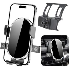 Car Phone Holder for 2019-2024 Toyota RAV4 LX XLE，2019-2024 Hybrid LE XLE SE Woodland XLE, Prime SE Auto Accessories Navigation Bracket Interior Decoration Cell Mobile Mount case Accessory
