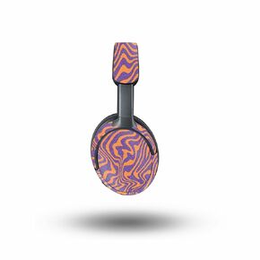 Glossy Glitter Headphone Skin Compatible with Bose QuietComfort Ultra - Jitter Zebra - Premium 3M Vinyl Protective Wrap Decal Cover - Easy to Apply | Crafted in The USA by MightySkins