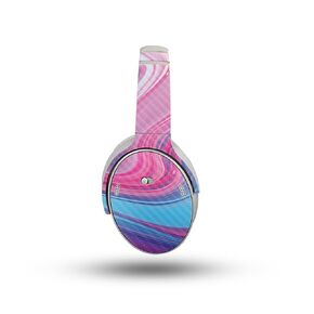 Glossy Glitter Headphone Skin Compatible with Bose QuietComfort Headphones (2023) - Sunset Flow - Premium 3M Vinyl Protective Wrap Decal Cover - Easy to Apply | Crafted in The USA by MightySkins