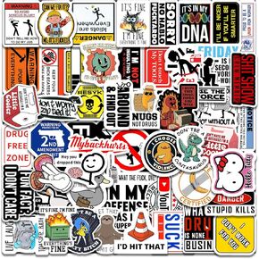150pcs Funny Stickers for Adults, Prank Meme (Dirty) Hilarious Sticker Pack for Laptop, Hard Hat, Work, Water Bottles, Computers, Vinyl Waterproof Decals