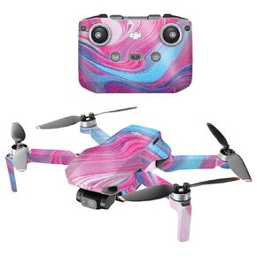Drone Skin Compatible with DJI Mavic Mini Drone 2 - Magenta Wash - Premium 3M Vinyl Protective Wrap Decal Cover - Easy to Apply | Crafted in The USA by MightySkins