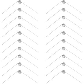20Pcs 304 Stainless Steel Torsion Spring 4.5mm OD 180° Deflection Straight Torsion Spring for DIY Woodworking Furniture Repair Project
