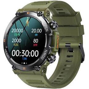 K56 pro Outdoor Smartwatch, Waterproof Rugged Smart Watch Bluetooth Call, 1.39in Fitness Watch for iPhone for Android, Multiple Sport Modes, Green