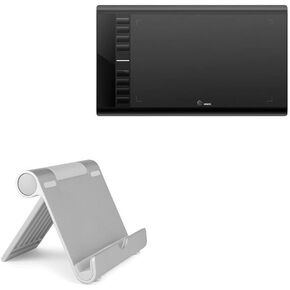 BoxWave Stand and Mount Compatible with UGEE M708 - VersaView Aluminum Stand, Portable, Multi Angle Viewing Stand