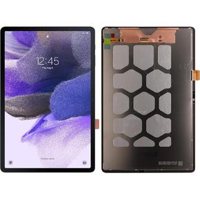 LCD Display Replacement Compatible with Sam Tab S7 FE (T733)（Support Fingerprint Touch Screen Digitizer Assembly with Repair Tools-6.1inch