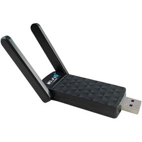 USB WiFi 6 Adapter AX1800 Long Range USB WiFi Adapter for PC Laptop Desktop 5GHz/1201Mbps + 2.4GHz/574Mbps Wireless Dongle for Windows 11/10/7 Only