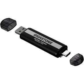 Gigastone USB-C SSD 500GB Gaming External SSD PS5 iPhone15 USB3.2 Gen2 1,050MB/s Type-A + Type-C Portable Solid State Drive MacBook iPad Xbox Laptop Smartphone SSD Backup Hard Drive