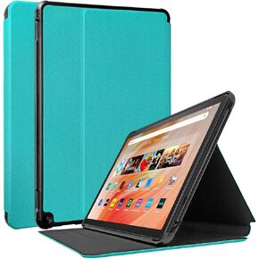 Case for Amazon Fire HD 10 Inch Tablet (13th Generation, 2023 Release), Slim Lightweight Soft PU Leather Stand Case Auto Wake/Sleep, Not Compatible with iPad Andriod Samsung Tablet, Black