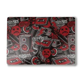 Laptop Skin Compatible with Surface Laptop 7 13.8" (2024) - Red Hip Hop - Premium 3M Vinyl Protective Wrap Decal Cover - Easy to Apply | Crafted in The USA by MightySkins