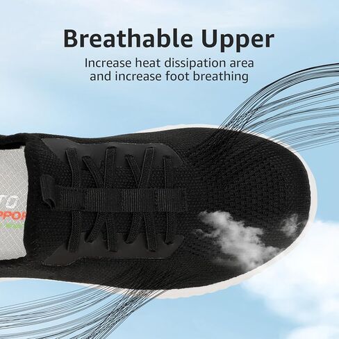 حذاء STQ سهل الارتداء للنساء لتقويم العظام بدون استخدام اليدين مع التهاب اللفافة الأخمصية in Kuwait