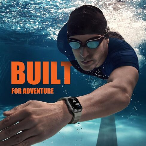Maledan Sport Band Compatible with Apple Watch Ultra Bands Men 49mm 46mm 45mm 44mm 42mm 41mm 40mm 38mm, Soft Silicone Strap Solo Loop Wrist Bands for iWatch Series 10 9 Ultra 2 SE 8 7 6 5 4 3 2 1 in Saudi Arabia