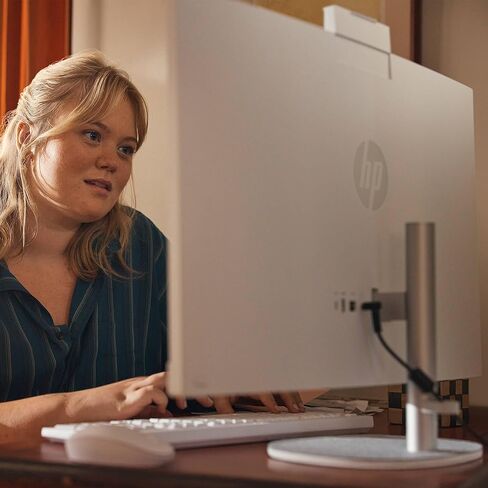 HP All-in-One 27 School & Business All-in-One 27" IPS FHD Display (Intel i7-1355U, 64GB DDR4, 2TB PCIe SSD, Intel UHD, WiFi 6, Webcam, Win 11 Home) w/MS 365 Personal, DKZ USB Port Expander in Saudi Arabia