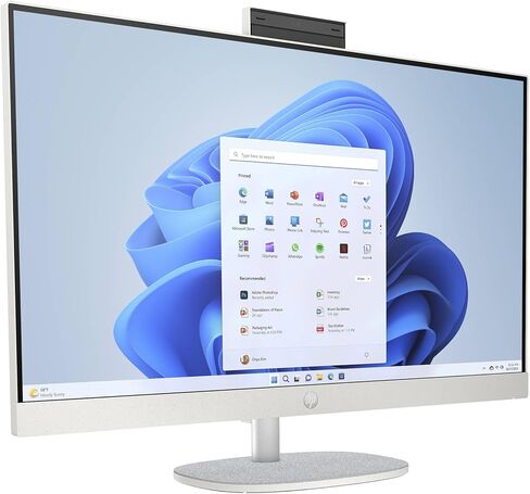 شاشة HP All-in-One 27 للمدارس والأعمال الكل في واحد مقاس 27 بوصة IPS FHD (Intel i7-1355U، 16 جيجابايت DDR4، 512 جيجابايت SSD، Intel UHD، WiFi 6، كاميرا ويب، بلوتوث 5.3، Win 11 Home Plus) in Saudi Arabia