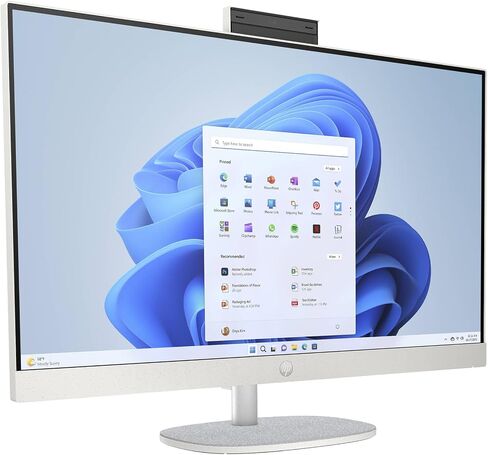 HP All-in-One 27 School & Business All-in-One 27" IPS FHD Display (Intel i7-1355U, 64GB DDR4, 512GB PCIe SSD, Intel UHD, WiFi 6, Webcam, Bluetooth 5.3, Win 11 Pro) w/DKZ USB Port Expander in Saudi Arabia