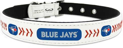 MLB Classic Leather Baseball Dog Collar in Saudi Arabia