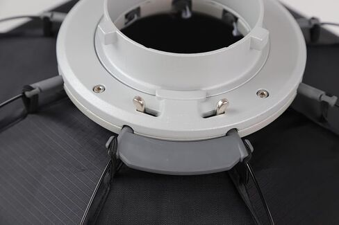 Softbox with Bowens Mount, Octagonal 48 inch, Black (22 inches/K2-55) in Saudi Arabia
