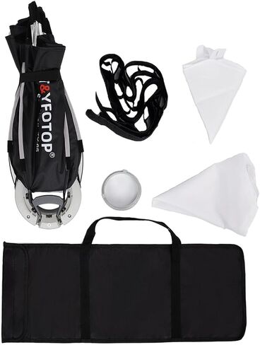 Softbox with Bowens Mount, Octagonal 48 inch, Black (22 inches/K2-55) in Saudi Arabia