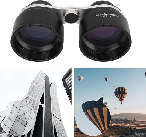 Jeanoko 3 X 50 Binoculars Portable OneHanded Binoculars with Strap for Football Games Watch Opera Outdoor Hunting Travel for Bird Watching Stargazing Photography Kit with Carrying in Saudi Arabia