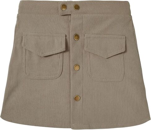 Century Star Skirts for Girls Corduroy Short Mini Skirt Plaid Skirt High Waist Uniform Skirts for Girls A-line Short in Kuwait