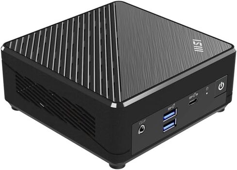 كمبيوتر صغير MSI Cubi N ADL: Intel Pentium N200، Intel UHD، ذاكرة 4 جيجابايت، 128 جيجابايت M.2 SSD، WiFi، شاشة مزدوجة، Window 11 pro: أسود ADL-065US in Saudi Arabia