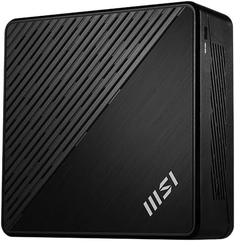 كمبيوتر صغير MSI Cubi N ADL: Intel Pentium N200، Intel UHD، ذاكرة 4 جيجابايت، 128 جيجابايت M.2 SSD، WiFi، شاشة مزدوجة، Window 11 pro: أسود ADL-065US in Saudi Arabia