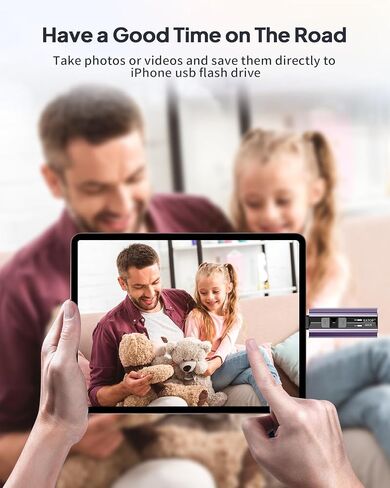 محركات أقراص فلاش سعة 64 جيجابايت مخصصة لأجهزة iPhone iPad Android وأجهزة الكمبيوتر، وحدة تخزين ذاكرة USB للصور ومقاطع الفيديو، التوصيل والتشغيل لا يتطلب تطبيق (أرجواني غامق) in Saudi Arabia