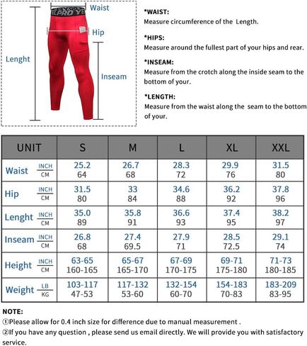 Queerier Men's Compression Pants Running Tights Pockets Sports Spandex Leggings Workout Cycling Athletic Thermal Pant in Saudi Arabia