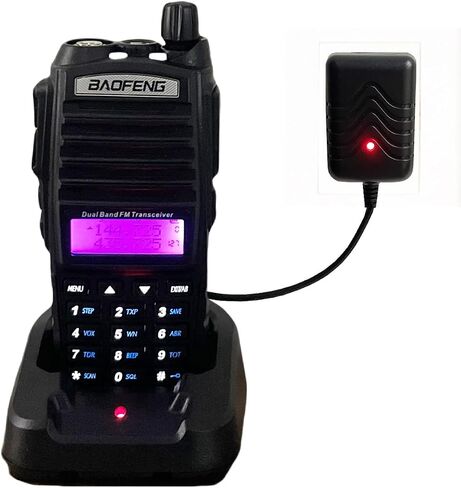 Baofeng الأصلي UV82 الولايات المتحدة شاحن بطارية LED CH-8 ل Baofeng UV82 UV-82L UV-82HX UV-82HP UV82 زائد اتجاهين راديو الملحقات in Saudi Arabia
