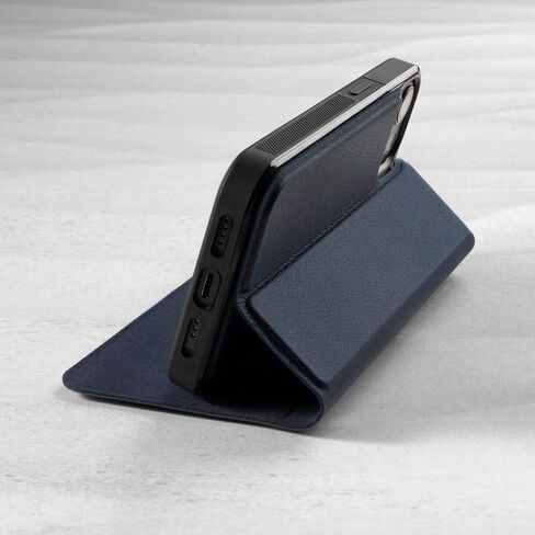TORRO Leather Case Compatible with iPhone 14 Pro – Genuine Leather Bumper Case with Magnetically Detachable Cover with Kickstand (Black) in Saudi Arabia