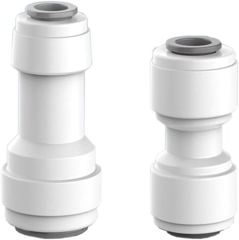 1 PCS Water Tube Fittings, Push To Connect Tube Fitting, 1/4"- 5/16" Quick Push to Connect, Quick Fittings for Reverse Osmosis System in Kuwait