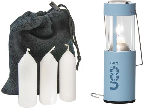 UCO Original Candle Lantern Value Pack with 3 Candles and Storage Bag, Original Size, Powder Coated, Volcano in Saudi Arabia