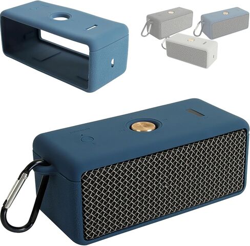 Silicone Case Protective Cover Soft Portable Shell Compatible with Marshall Emberton Speaker (Blue) in Saudi Arabia
