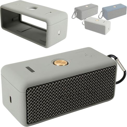 Silicone Case Protective Cover Soft Portable Shell Compatible with Marshall Emberton Speaker (Blue) in Saudi Arabia