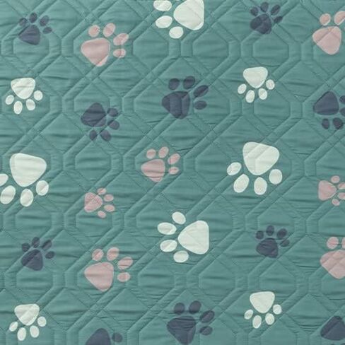 وسادات تبول للكلاب قابلة للغسل وقابلة لإعادة الاستخدام، وسادات تدريب مضادة للانزلاق للكلاب الصغيرة (أخضر داكن، 45.7 سم × 60.96 سم) in Kuwait