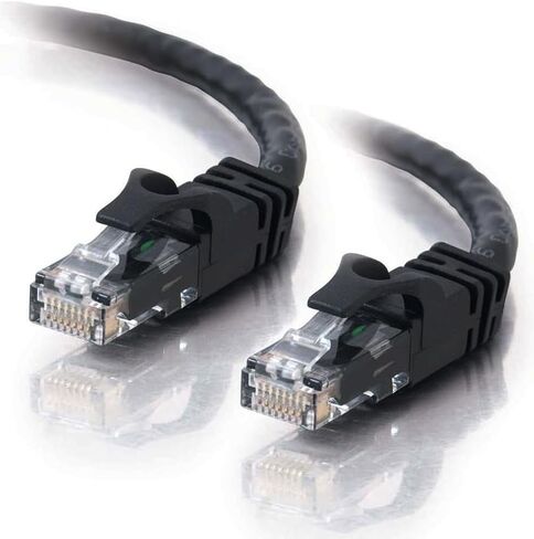 كابل إيثرنت CAT6 | أسود، 3 قدم | يو تي بي، 23AWG، 550 ميجا هرتز in Saudi Arabia
