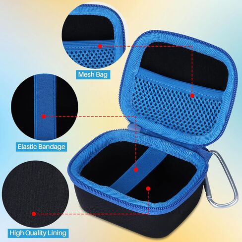 Lebakort Hard Case Compatible with Izzo Swami 6000 Handheld Golf GPS (Black + Blue Case) in Saudi Arabia