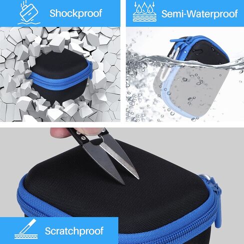 Lebakort Hard Case Compatible with Izzo Swami 6000 Handheld Golf GPS (Black + Blue Case) in Saudi Arabia