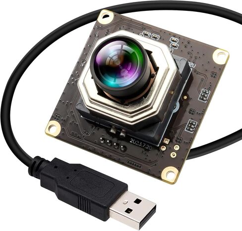 USB Camera Module 4K Autofocus Camera 1080P@120fps High Speed Low Light Camera 12MP Wide Angle No Distortion Lightburn PC Camera for Industrial Inspection Altimeter Microscope 3D Printer in Kuwait