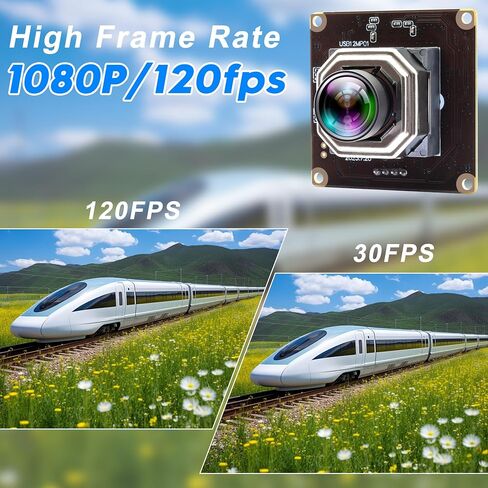 USB Camera Module 4K Autofocus Camera 1080P@120fps High Speed Low Light Camera 12MP Wide Angle No Distortion Lightburn PC Camera for Industrial Inspection Altimeter Microscope 3D Printer in Kuwait