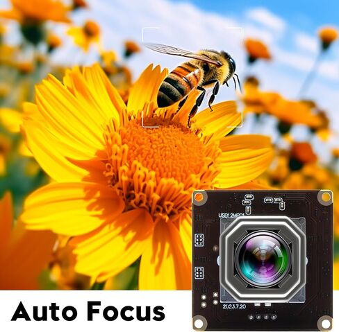 USB Camera Module 4K Autofocus Camera 1080P@120fps High Speed Low Light Camera 12MP Wide Angle No Distortion Lightburn PC Camera for Industrial Inspection Altimeter Microscope 3D Printer in Kuwait