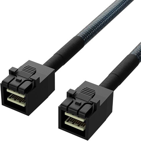 كابل OIKWAN داخلي Mini SAS HD SFF-8643 إلى Mini SAS SFF-8087، كابل Mini SAS HD داخلي متوافق مع وحدة تحكم RAID أو PCI Express (3.3 قدم/1 متر) in Kuwait