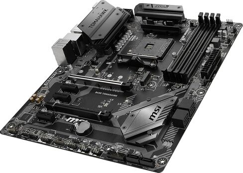 اللوحة الأم MSI Arsenal Gaming AMD Ryzen 2ND والجيل الثالث AM4 M.2 USB 3 DDR4 DVI HDMI Crossfire ATX (B450 TOMAHAWK MAX II) in Kuwait