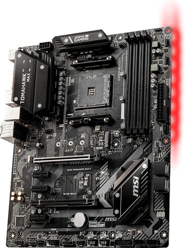 اللوحة الأم MSI Arsenal Gaming AMD Ryzen 2ND والجيل الثالث AM4 M.2 USB 3 DDR4 DVI HDMI Crossfire ATX (B450 TOMAHAWK MAX II) in Kuwait