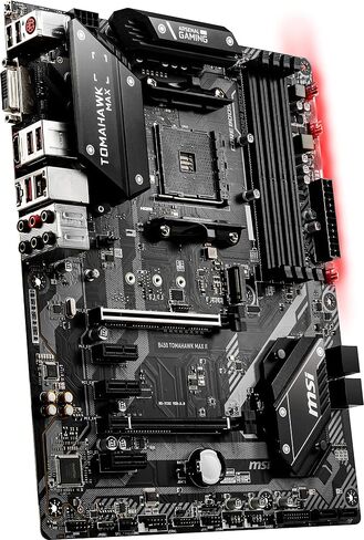اللوحة الأم MSI Arsenal Gaming AMD Ryzen 2ND والجيل الثالث AM4 M.2 USB 3 DDR4 DVI HDMI Crossfire ATX (B450 TOMAHAWK MAX II) in Kuwait