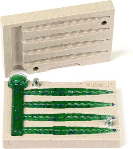 FatFish W150-4C Bait Mold Soft Plastiс Lure Making Injection Mold for Do-It Fishing Lures 3" in Kuwait