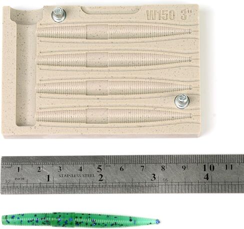 FatFish W150-4C Bait Mold Soft Plastiс Lure Making Injection Mold for Do-It Fishing Lures 3" in Kuwait