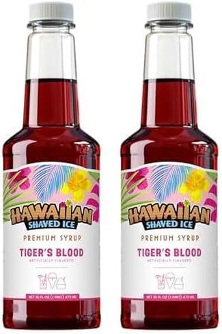 نصف لتر شراب الثلج المحلوق من هاواي، نكهة الأناناس، رائع للسلاش، الصودا الإيطالية، المصاصات، وأكثر من ذلك، لا حاجة للتبريد، لا يحتوي على المكسرات أو الصويا أو القمح أو منتجات الألبان أو النشا أو الدقيق أو منتجات البيض in Kuwait