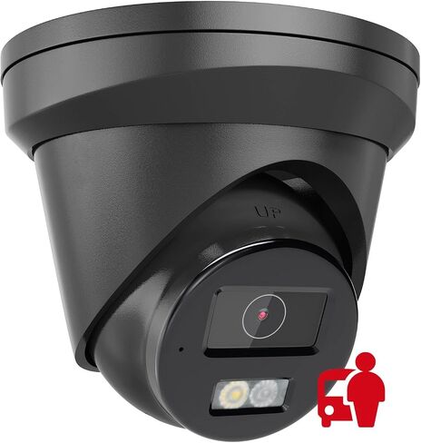 كاميرا Anpviz 5MP PoE IP خارجية، كاميرا أمان برج معدني مع صوت، كشف المركبات البشرية، رؤية ليلية ملونة ذكية، 3072x1728@20 إطار في الثانية، 114 درجة FOV، 120 ديسيبل WDR، IP67 مقاوم للماء، أسود (سلسلة H) in Saudi Arabia