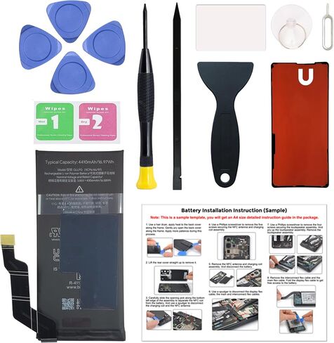New Upgraded Battery for Pixel 6A, GLU7G Replacement Battery Compatible with Pixel 6A, with Repair Tools & Instruction in Saudi Arabia